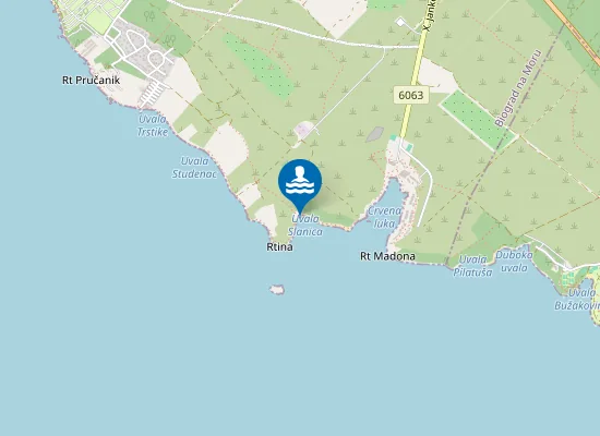 Map of Slanica