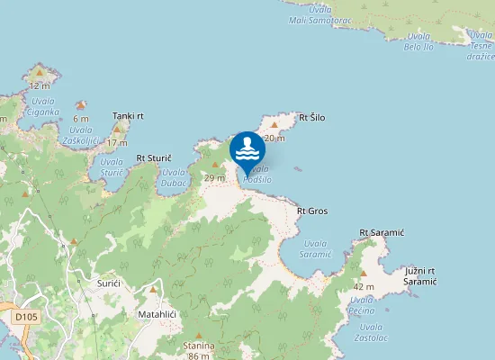 Map of Podšilo