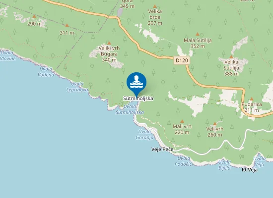 Map of Sutmiholjska