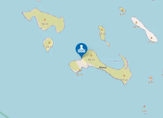 Map of Mana Beach