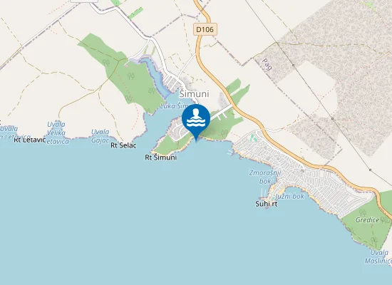Map of Simuni