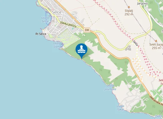 Map of Nudistička plaža FKK