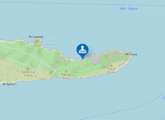 Map of Unofficial nudist / FKK