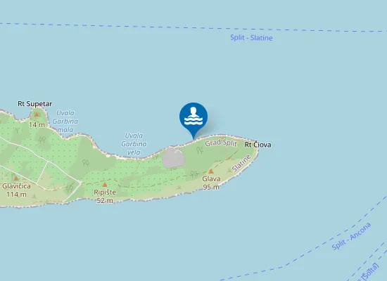 Map of Unofficial nudist / FKK