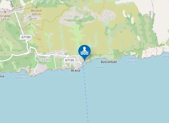 Map of Zavala