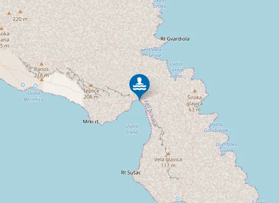 Map of Slana
