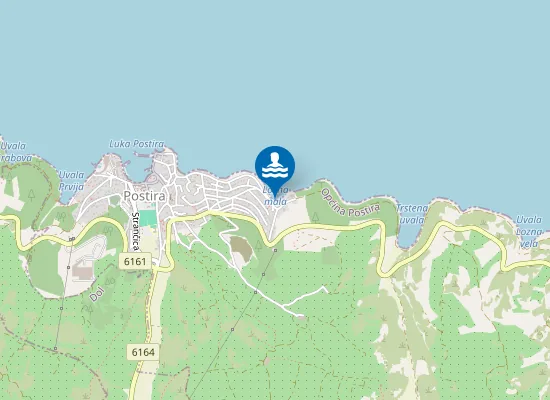 Map of Mala Lozna