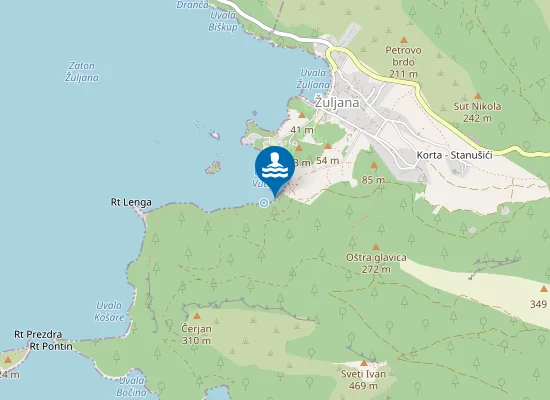 Map of Nudist beach FKK