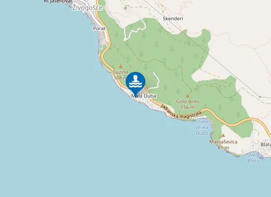 Map of Mala Duba