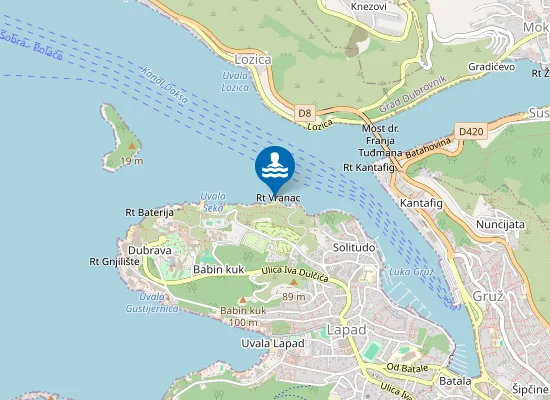 Map of Mandrač