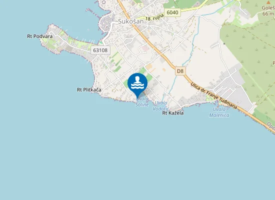 Map of Plaža