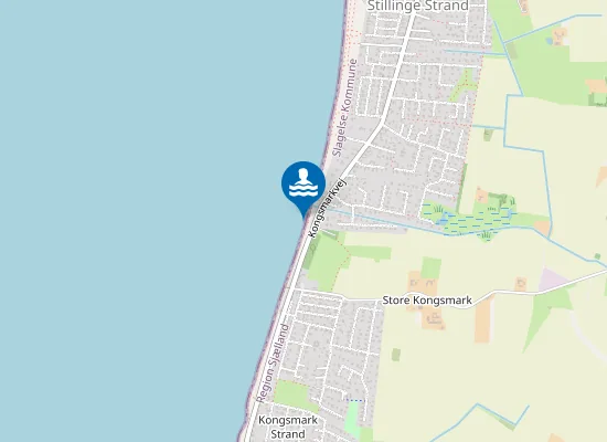 Map of KIRKE STILLINGE STRAND