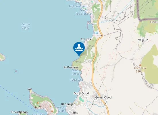 Map of Nudist beach