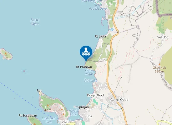 Map of FKK Nudist Beach