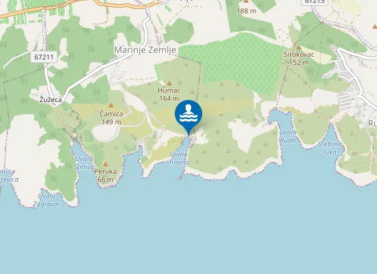 Map of Velo Travna
