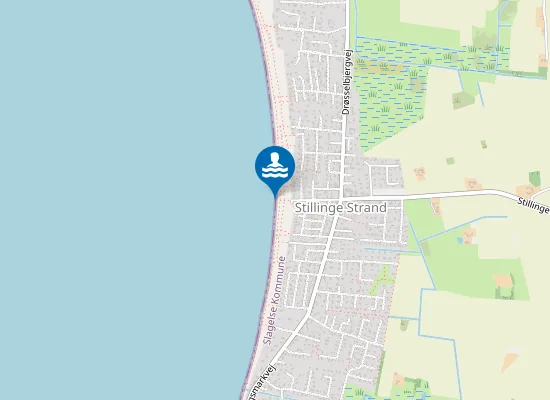 Map of STILLINGE STRAND