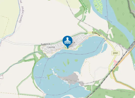 Map of Plaža Šoderica