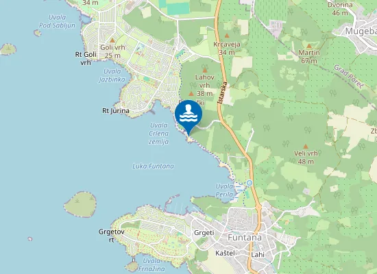 Map of Polidor Beach