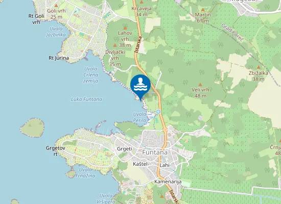 Map of Fuente Beach