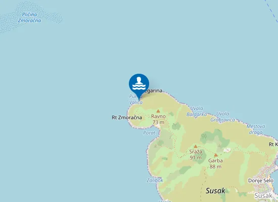 Map of Punta valica