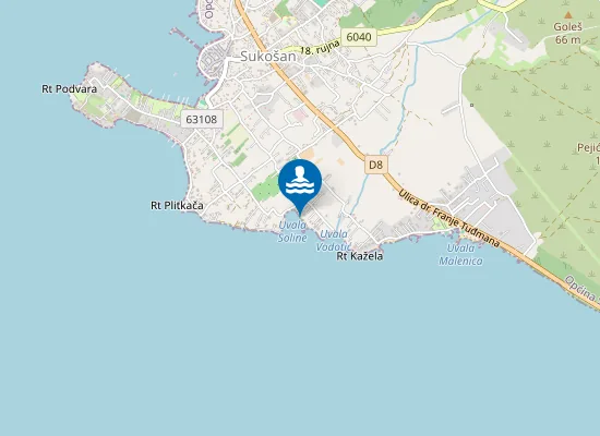 Map of Plaža