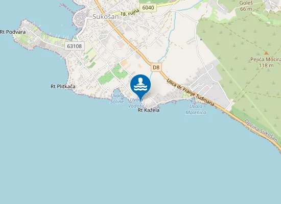 Map of Plaža