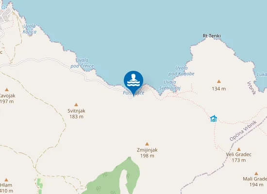 Map of Potovošće
