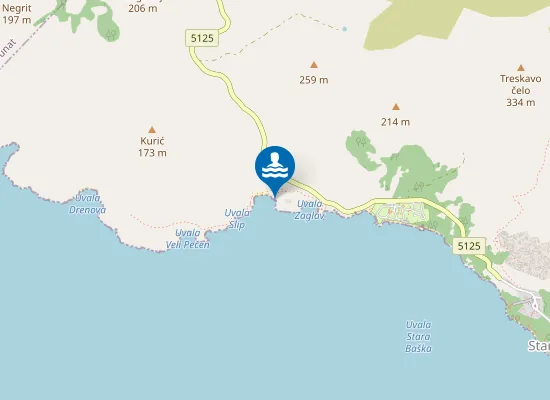 Map of Oprna FKK