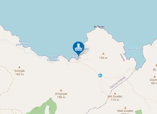 Map of Moby's beach 2