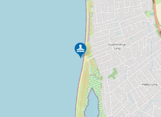 Map of GUDMINDRUP LYNG