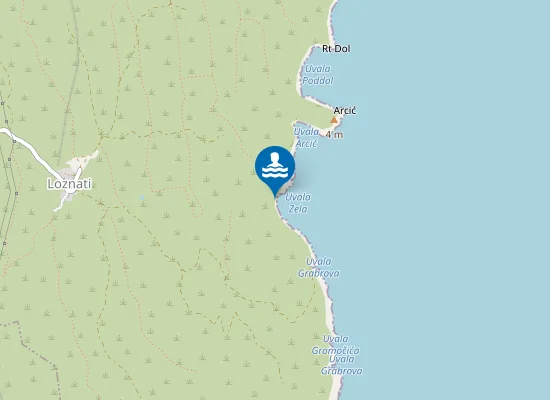 Map of Zela Beach