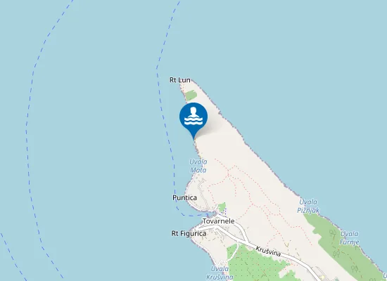 Map of plaža podvodu