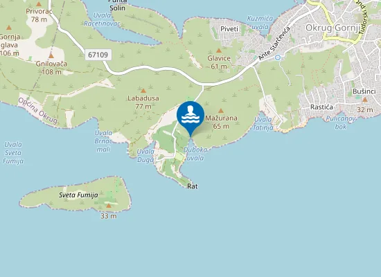 Map of Labadusa II beach