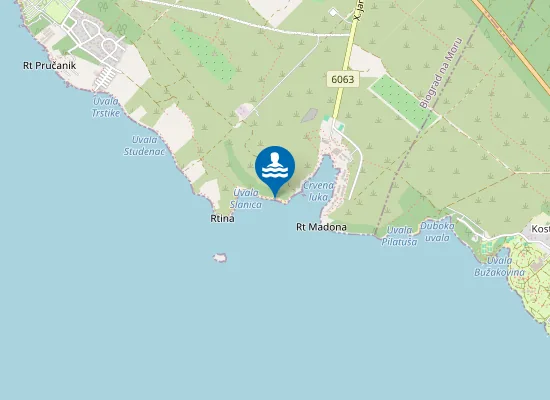 Map of FKK Nudist beach