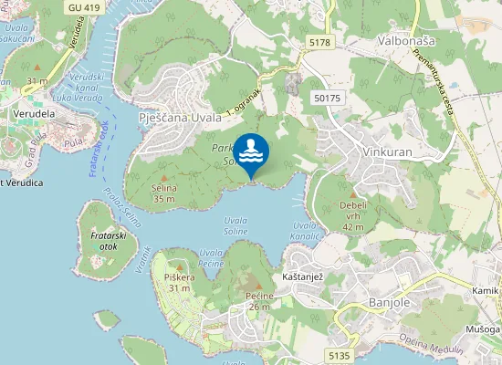 Map of Velika Kava