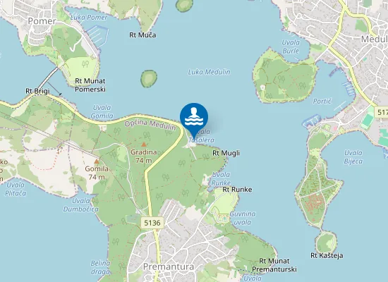 Map of Tašalera
