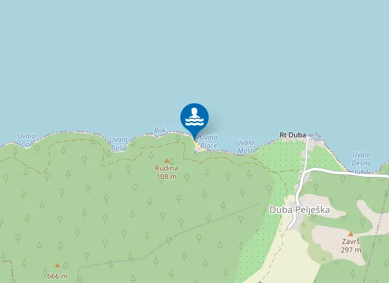 Map of Nudist beach
