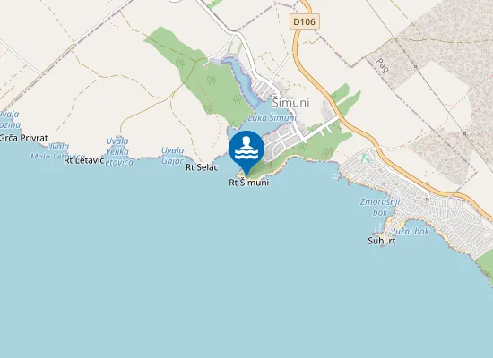 Map of Nudist Beach