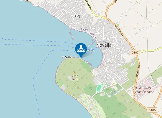 Map of Dog beach