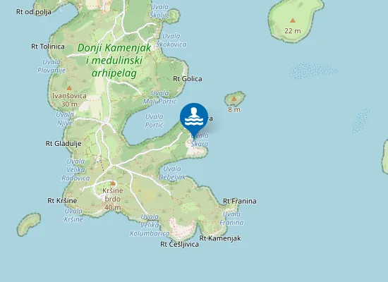 Map of Škara
