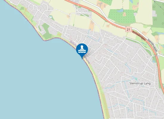 Map of LUMSÅS SDR. STRAND