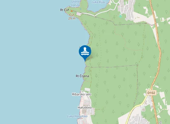 Map of FKK Rajska cesta