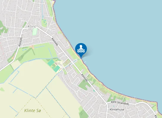 Map of KLINTSØ STRANDEN