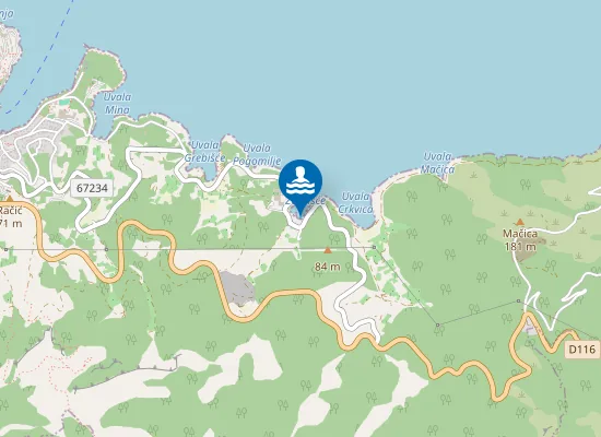 Map of Zenčišće
