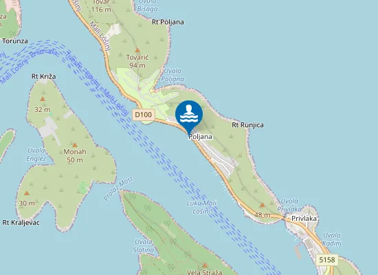 Map of Poljana