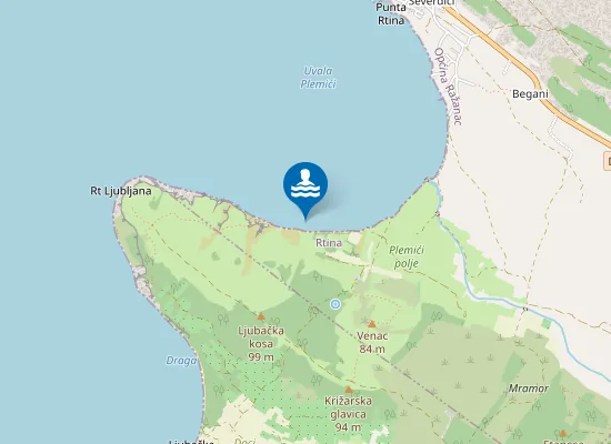 Map of Brači