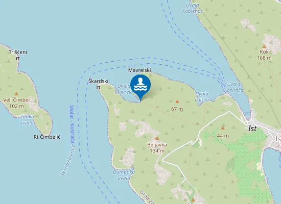 Map of Mavrela