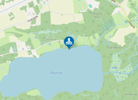 Map of RAVNSØ SPEJDERCENTER