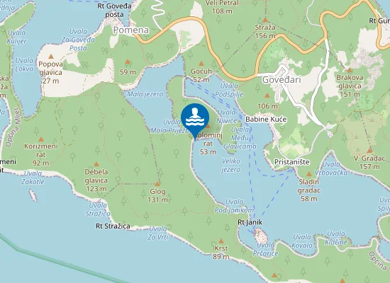 Map of Natutist / FKK Beach