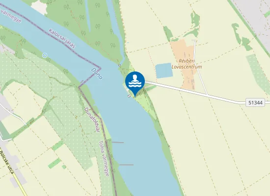 Map of Dudás beach